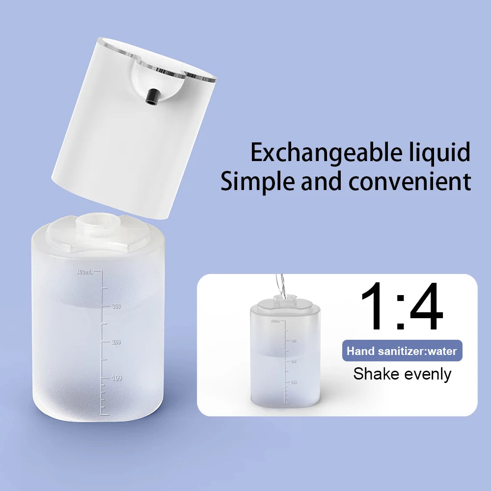 Automatic Soap Dispensate Touchless Sensor Foam Type-C Charging High Capacity Smart Liquid Soap Dispensate With Adjustable Switch